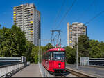 Bernmobil historique Be 8/8 719 / Bern Wittigkofen, 30. Juni 2023<br>
50 Jahre Saali-Tram, Wittigkofen und Be 8/8