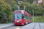 BERNMOBIL Vevey Tram Be 4/6 740 am 3.11.23 bei der Endhaltestelle Bümpliz.
