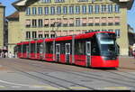 Bern Mobil - Be 6/8 921 unterwegs auf der Linie 6 in der alten RBS Haltestelle beim Theaterplatz am 11.04.2026