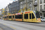Be 6/8 Combino 659 mit der Werbung f�r Emmentaler K�se, auf der Linie 9, f�hrt am 16.10.2025 durch die Monbijoustrasse. Aufnahme Bern.