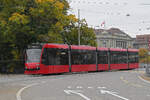 Be 4/6 Combino 753, auf der Linie 7, f�hrt am 16.10.2025 zur Haltestelle Helvetiaplatz. Aufnahme Bern.