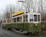 Oldtimer Be 2/2 37 und B 204 unterweg fr den Nikolaus in Bern am 09.12.2007