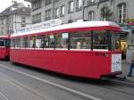 Bern Mobil- Einer den letzten Strassenbahn Anhnger B 321 unterweg auf der Linie 9  am 03.01.2008
