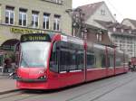 Bern Mobil - Combino Tram 752 eingeteilt auf der Linie 5 Ostring am 03.01.2008
