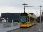 sussie traffic Bern 2009 - Stadler Tram der BVB/BLT  Be 6/10  154 anlsslich der swisse taffic in Bern unterwegs fr Extrafahrten auf dem Tramnetz der Bern mobil zwischen dem 11-14.11.2009 .. Foto von 13.11.2009 bei der BEA expo Haltestelle