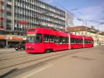 Bernmobil Be 4/8 732 kurz vor erreichen der Haltestelle Hirschengraben. 29.03.2010