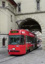 Bern mobil - Be 4/8 741 unterwegs auf der Linie 5 in Bern am 22.10.2010