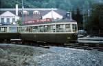 Erinnerung an die Berner Anhngewagen 321-330 (1951/2): Wagen 330 hinter Motorwagen 102 in Wabern, 13.Mai 1966.