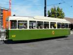Bern mobil / Trammmuseum Bern - Wagen B 337 unterwegs in Bern am  11.09.2011
