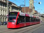Bern mobil - Tram Be 6/8 661 unterwegs auf der Linie 9 in Bern am 09.09.2011