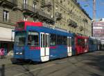 Be 4/10 mit der Betriebsnummer 83 auf der Linie 6 an der Haltestelle Bubenbergplatz in Bern.