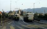 Bern SVB Tram 3 (Be 4/4 103) Kirchenfeldbrcke im Juli 1983.