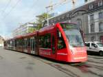 Bern Mobil - Tram Be 6/8 654 unterwegs auf der Linie 9 vor dem Bahnhof Bern am 25.06.2013