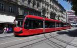 Be 6/8 mit der Betriebsnummer 761 auf der Linie 8 am Bubenbergplatz in Bern.