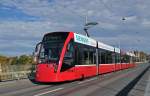 Be 6/8 mit der Betriebsnummer 666 auf der Kornhausbrcke auf der Linie 9. Die Aufnahme stammt vom 08.11.2013.