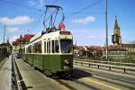 Be 4/4 623 + B 335 auf der Kirchenfeldbrcke (6. Mai 2002)