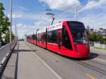 Bern mobil - Tram Be 6/8 658 unterwegs auf der Linie 8 in Bümpliz am 21.08.2014