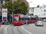 Bern Mobil - Tram Be 4/8  736 unterwegs auf der Linie 7 in Bümpliz am 30.08.2014