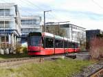 Bern Mobil - Tram Be 6/8 752 unterwegs auf der Linie 6 in Gümligen am 22.11.2014