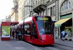 Bern Bernmobil Tram 3 (Siemens Combino Be 6/8 667) Christoffelgasse am 8.