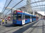 RBS / Bern mobil - Tram Be 4/10 84 unterwegs auf der Linie 6 in der Stadt Bern am 06.06.2015