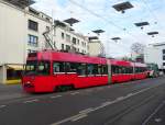 Bern Mobil - Tram Be 4/8  731 unterwegs auf der Linie 7 in Bümpliz am 24.12.2015