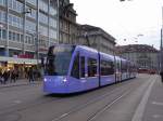 Bern mobil - Tram  Be 6/8  651 unterwegs auf der Linie 8 in Bern am 11.02.2016