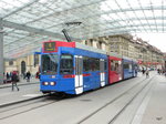 RBS / Bern Mobil - Tram Be 4/10 85 unterwegs auf der Linie 6 in der Stadt Bern am 21.06.2016