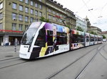 Bern Mobil - Werbetram Be 4/6 670 unterwegs auf der Linie 9 in der Stadt Bern am 21.06.2016