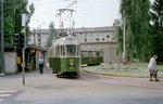 Bern SVB Tram 3 (SWS/BBC/MFO Be 4/4 127) Weissenbühl, Seftigenstrasse (Endstation Weissenbühl) am 29.