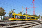 Be 6/10 Tango 182, auf der Linie 10, fährt zur Endstation beim Bahnhof Dornach. Die Aufnahme stammt vom 18.09.2018.