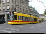 BLT - Be 6/10  166 unterwegs in der Stadt Basel am 17.07.2023