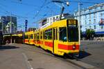 Baselland Transport SWP Be4/8 Wagen 219 am 11.07.23 in Basel SBB