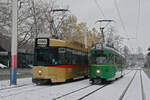 Am 02.12.2023 fand die Santiglausenfahrt mit den Lounge Trams der BVB (628) und BLT (220)statt.