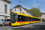 Be 8/10 TINA 4208, auf der Linie 10, f�hrt am 27.04.2026 den Steinenberg hinunter zur Haltestelle Theater. Aufnahme Basel.