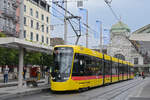 Be 8/10 TINA 4224, auf der Linie 11, bedient am 17.08.2026 die Haltestelle am Bahnhof SBB.