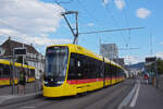 Be 8/10 TINA 4219, auf der Linie 11, bedient am 06.08.2026 die Haltestelle M-Parc.