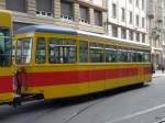 BLT - Tramanhnger  B 1303 unterwegs auf der Linie 17 in der Stadt Basel am 31.10.2009