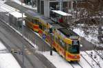 BLT Zug mit Be 4/8 244 und Anhnger 1305 auf der Linie 17 verlsst die Haltestelle beim Zoo und fhrt Richtung Heuwaage. Die Aufnahme stammt vom 10.20.2010.