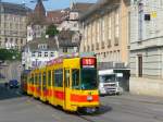 BLT - Tram Be 4/8 233 unterwegs auf der Linie 11 in der Stadt Basel am 29.04.2010