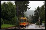 Ein Zug bestehend aus einem Be 4/8 und einem Be 4/6 in Mnchenstein am 16. August 2010.