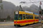 Be 4/6 mit der Betriebsnummer 224 unterwegs mit einer Fahrschule. Die Aufnahme entstand bei der Haltestelle Hofmatt am 13.03.2012.