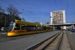 Tango mit der Betriebsnummer 161 auf der Linie 17 an der Heuwaage. Die Aufnahme stammt vom 27.03.2012.