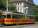 Bald ist die Zeit der Be 4/6 Dwag auf der Linie 11 vorbei. Zur Zeit sind nur noch die Wagen 123, 133 und 135 im Einsatz. Die anderen Wagen sind bereits abgestellt. Die Aufnahme stammt vom 20.05.2012.