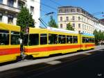 BLT - Tam Be 4/6 224 unterwegs auf der Linie 11 in der Stadt Basel am 25.05.2012