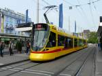 BLT - Tram Be 6/10  169 unterwegs auf der Linie 11 in der Stadt Basel am 02.05.2013