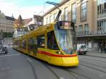BLT - Tram Be 6/10 156 unterwegs auf der Linie 11 in Basel am 09.11.2013
