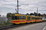 Be 4/8 254 zusammen mit dem Be 4/6 261 auf der Linie 10 fahren zur Haltestelle Münchensteinerstrasse. Die Aufnahme stammt vom 14.08.2014.