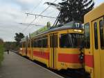 Be 4/6 114 unterwegs auf der Linie 17 am Stallen, 23.10.15