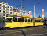 Be 4/6 105 unterwegs auf der Linie 10 am Bahnhof SBB, 07.11.2015